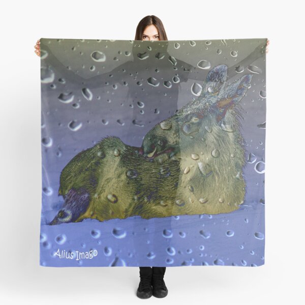 Raindrops - Baby Moose Scarf