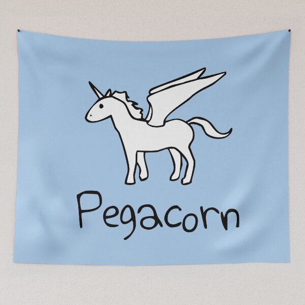 Item preview, Pegacorn (Pegasus Unicorn) designed and sold by jezkemp.