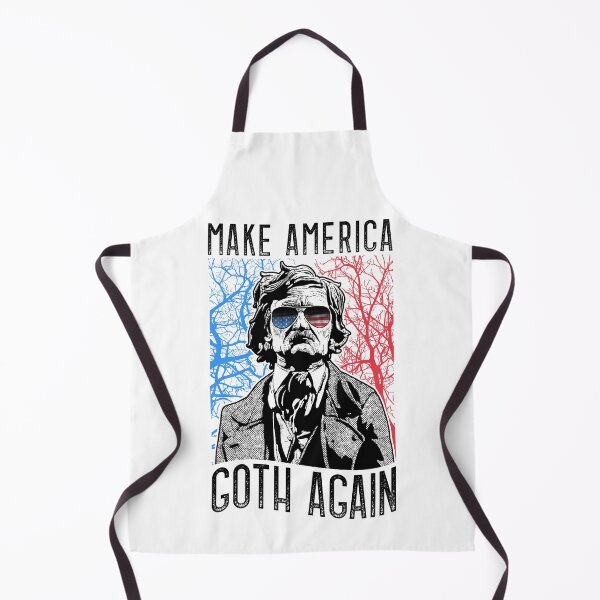 Item preview, Make America Goth Again Edgar Allan Poe USA Flag Funny designed and sold by GrandeDuc.