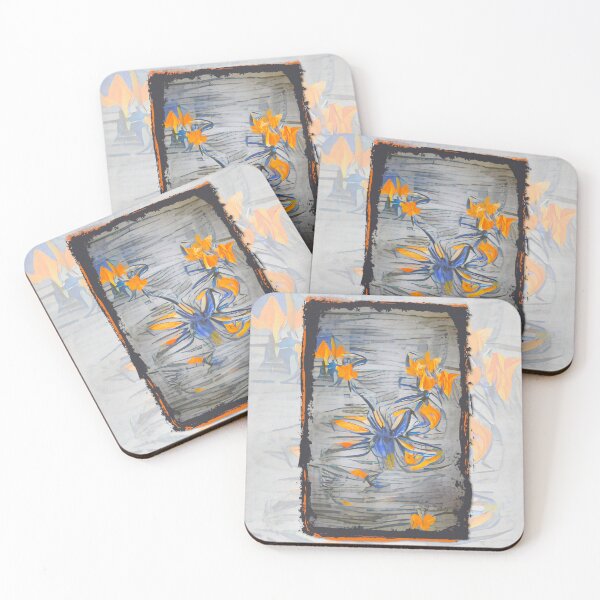 Item preview, Abstract Strange Flowers designed and sold by tabemisa.