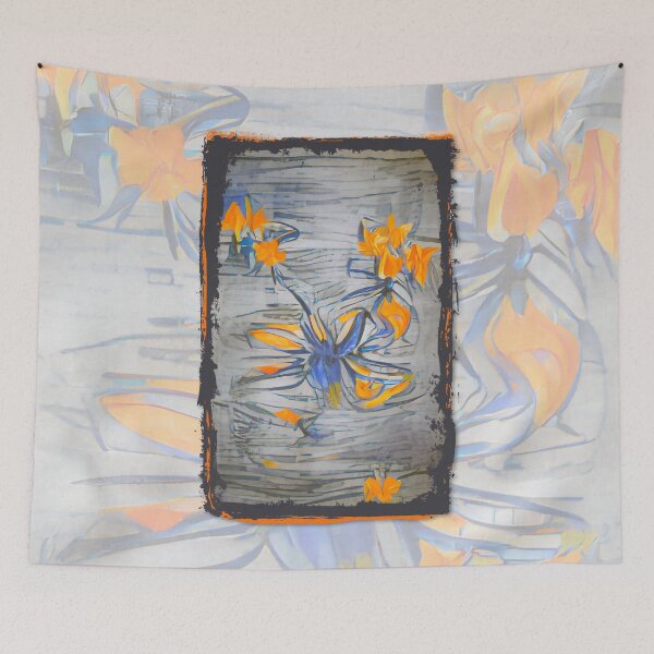 Item preview, Abstract Strange Flowers designed and sold by tabemisa.