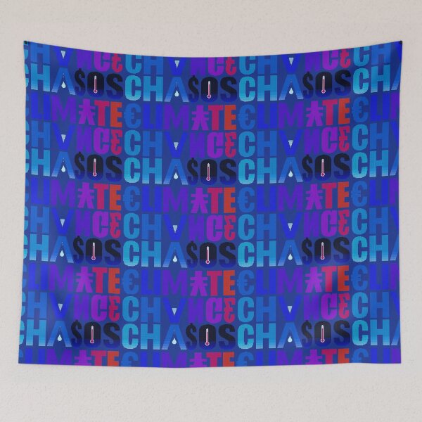 Item preview, Climate Change Chaos SOS designed and sold by MarkArtDesignUK.