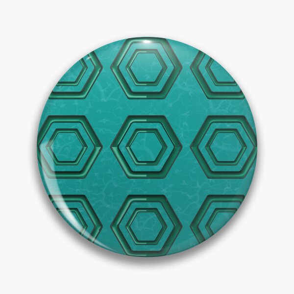 Item preview, 3d hexagon print on green background designed and sold by Martapp.
