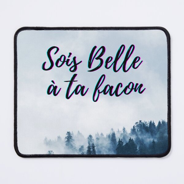Item preview, Be beautiful in your own way - popular French quotes theme gifts designed and sold by RebelliousRosee.