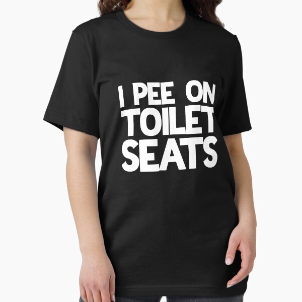 Item preview, I Pee On Toilet Seats Funny Men's Toiler Humor Gear designed and sold by DynamicDesign.