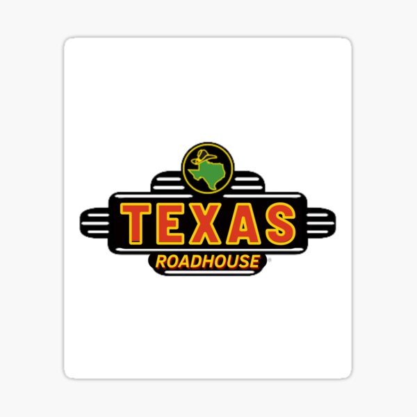 "texas roadhouse" Sticker for Sale by Romao10YT Redbubble