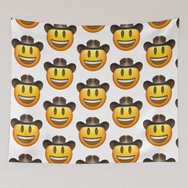 Item preview, cowboy emoji   designed and sold by SymbolicImpor.