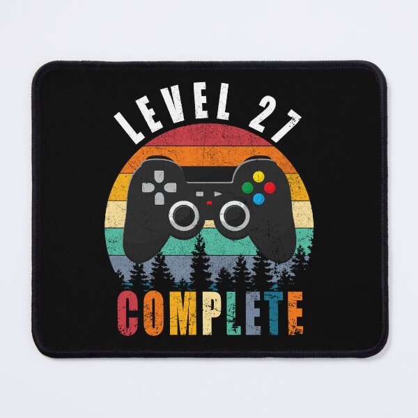 Item preview, Level 27 Complete Retro Vintage 27th Birthday Gift For Gamer designed and sold by PansyBoyd.