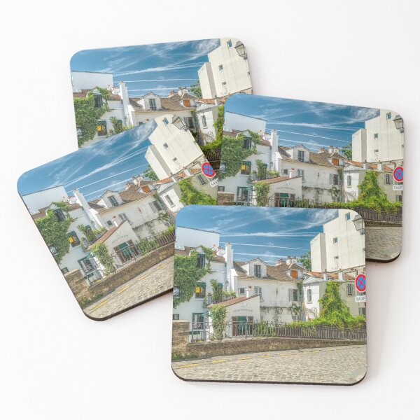Item preview, Paris Montmartre House Street Scene Le Troubadour Classic Building with Ivy designed and sold by skyfilming.