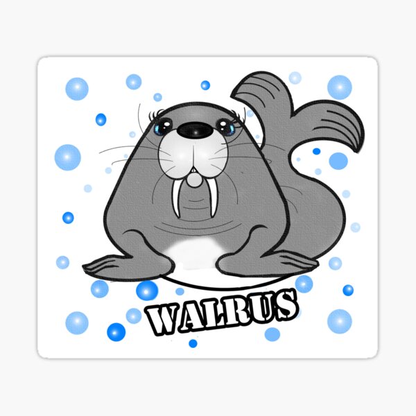 Item preview, walrus designed and sold by Shirley cute art .