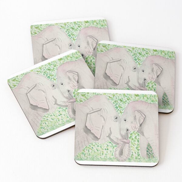 Item preview, Lovely Elephants in watercolor  designed and sold by altairaleon.