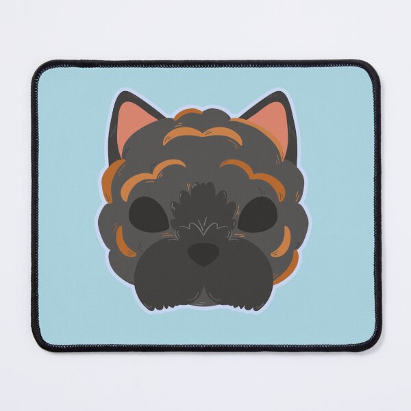Item preview, brindle Cairn terrier face designed and sold by Arty and Awkward.