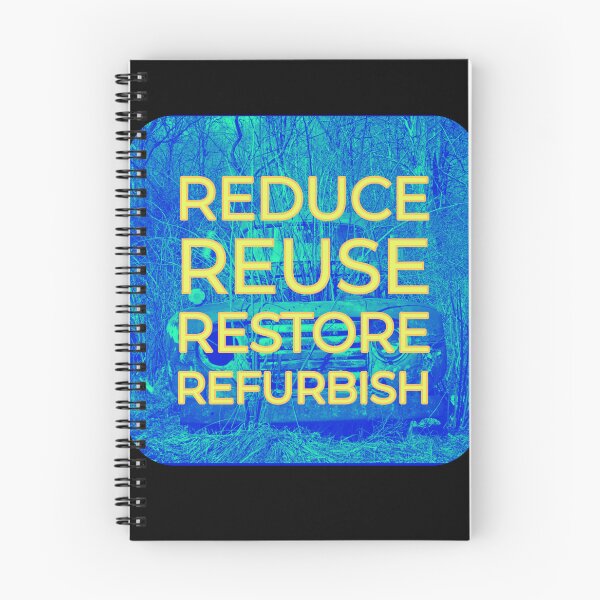 Item preview, Reduce Reuse Restore Refurbish  (truck, blue-yellow version) designed and sold by bewareofpossum.