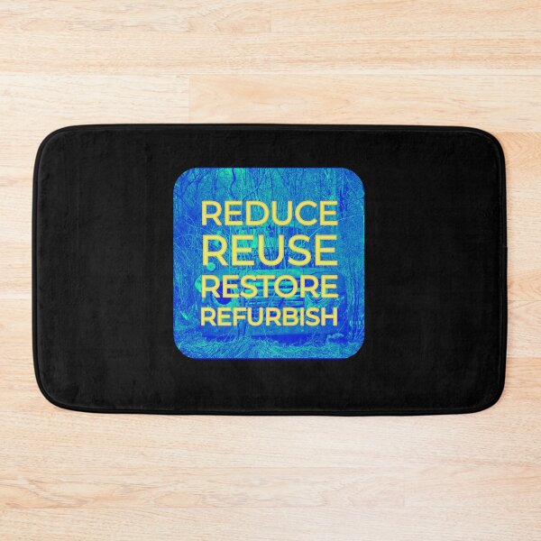 Item preview, Reduce Reuse Restore Refurbish  (truck, blue-yellow version) designed and sold by bewareofpossum.