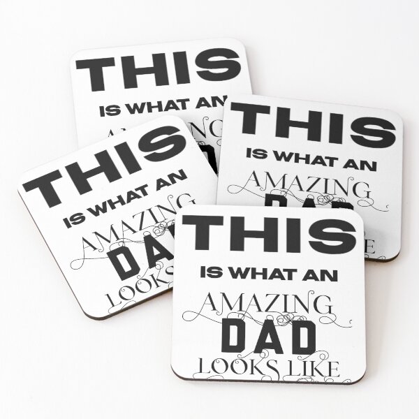 Item preview, This is What an Amazing Dad Looks Like, Funny Fathers Day Cool Tee designed and sold by Vittorio-23.