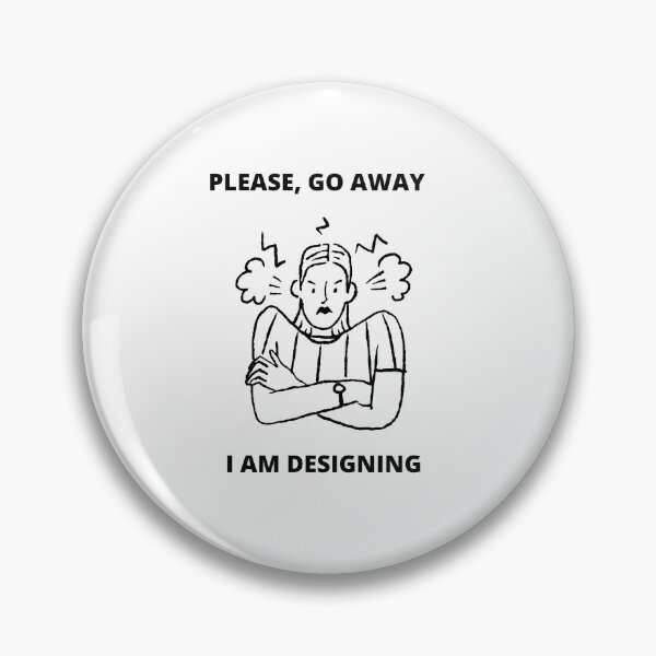 Item preview, Web Designer Meme Gift For Software Developer Go Away I am Designing designed and sold by ohsheep.