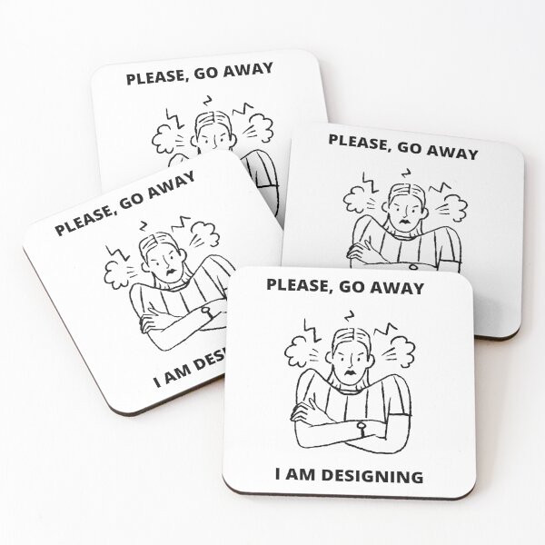 Item preview, Web Designer Meme Gift For Software Developer Go Away I am Designing designed and sold by ohsheep.