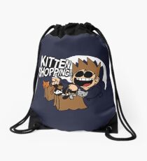 EDDSWORLD KITTEN SHOPPING Drawstring Bag