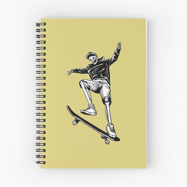 Item preview, Skater Skeleton Skate board Retro Vintage Halloween designed and sold by TurtleRide.