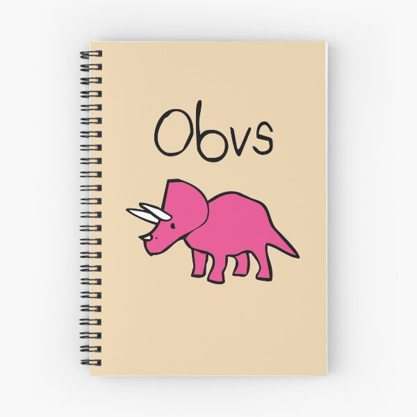 Item preview, Obvs Triceratops (pink) designed and sold by jezkemp.