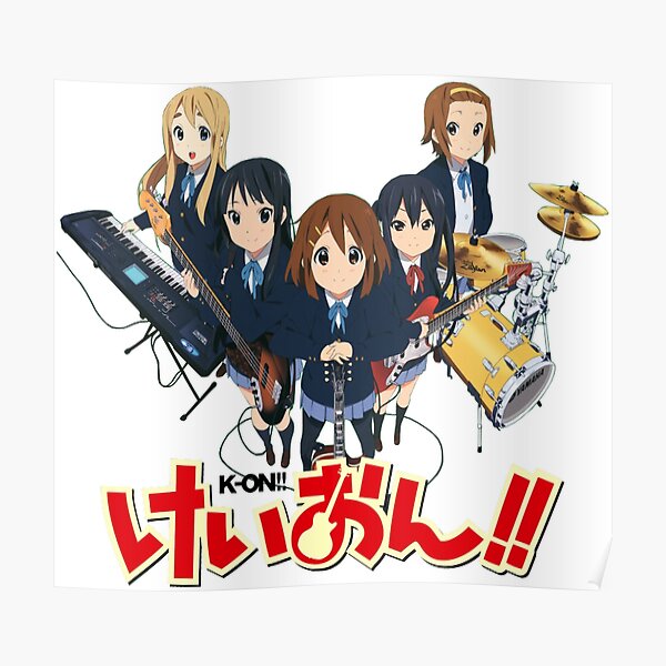 k-on-logo-poster-for-sale-by-baryonyxstore-redbubble