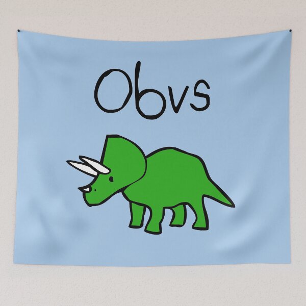 Item preview, Obvs Triceratops designed and sold by jezkemp.