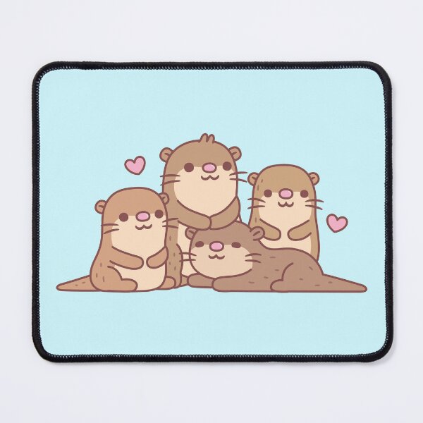 Item preview, Cute Group Of Otters designed and sold by rustydoodle.