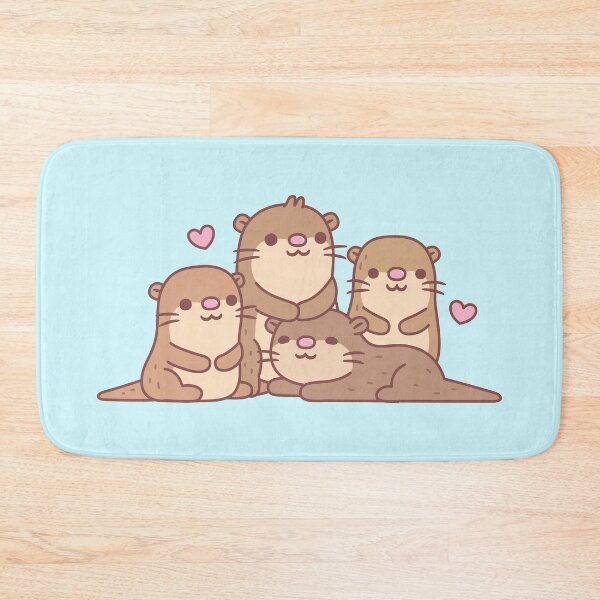 Item preview, Cute Group Of Otters designed and sold by rustydoodle.