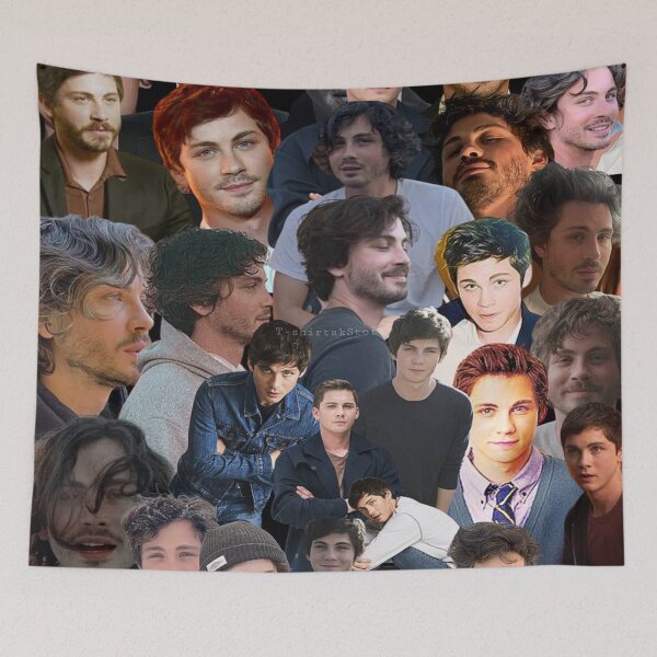 Item preview, logan lerman photo collage designed and sold by T-shirtakStore.
