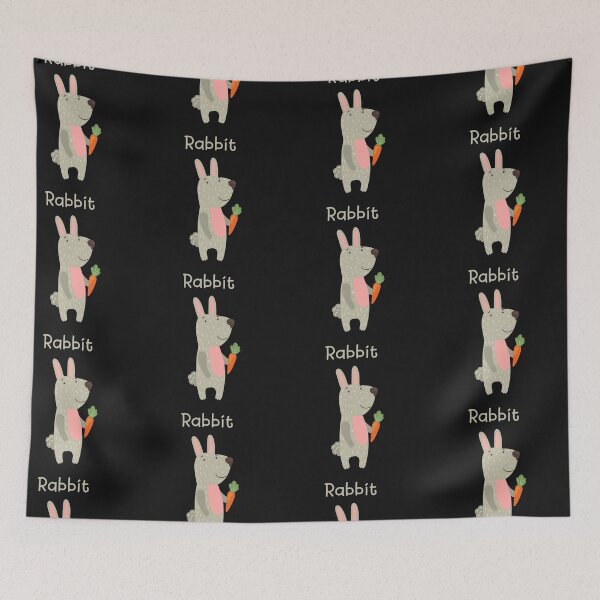 Item preview, Rabbit with text, learn the animals designed and sold by dornern.
