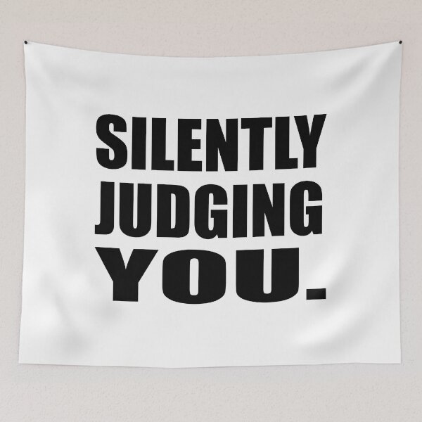 Item preview, Silently Judging You designed and sold by Colorfulandfun.