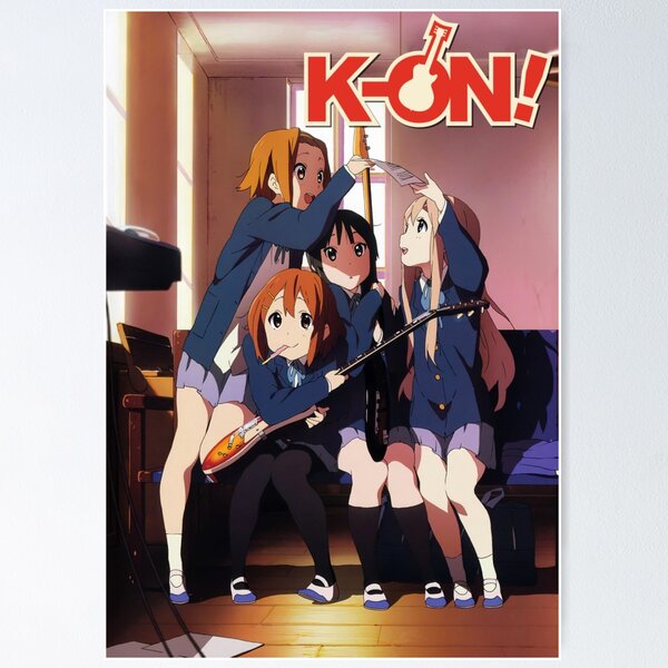 K-On! - Yui Hirasawa Cute Sitting Pose Poster for Sale by