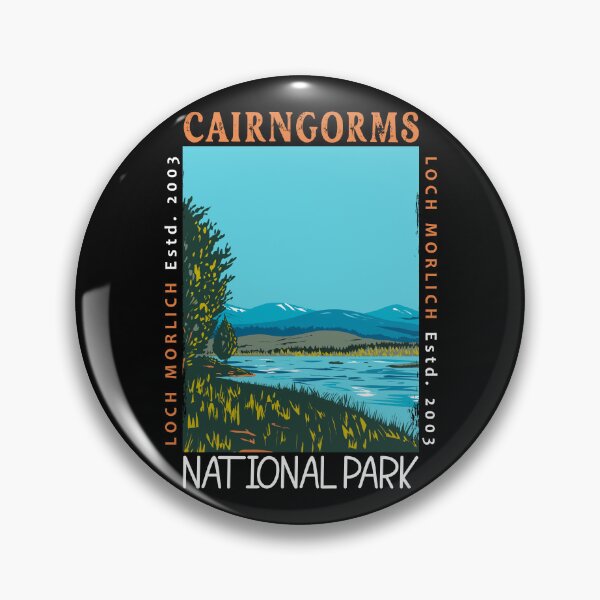 Item preview, Cairngorms National Park Scotland Loch Morlich Distressed designed and sold by KrisSidDesigns.