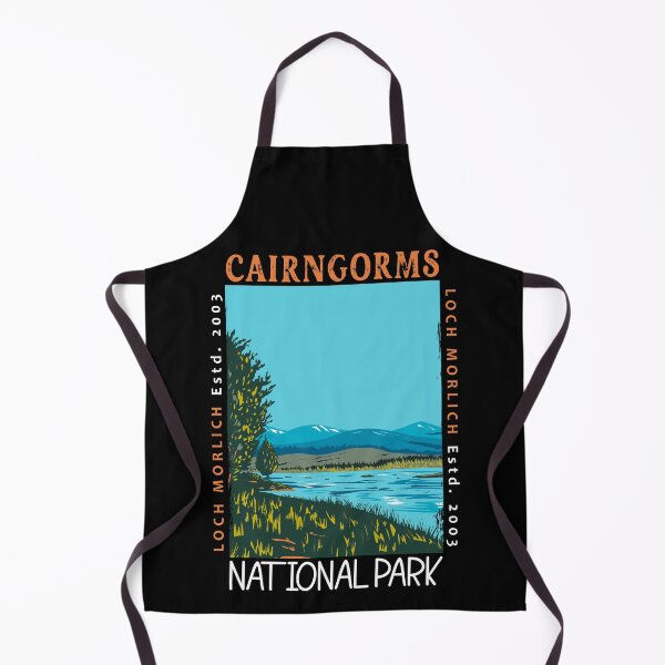 Item preview, Cairngorms National Park Scotland Loch Morlich Distressed designed and sold by KrisSidDesigns.