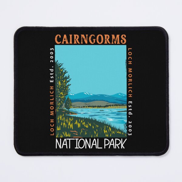 Item preview, Cairngorms National Park Scotland Loch Morlich Distressed designed and sold by KrisSidDesigns.