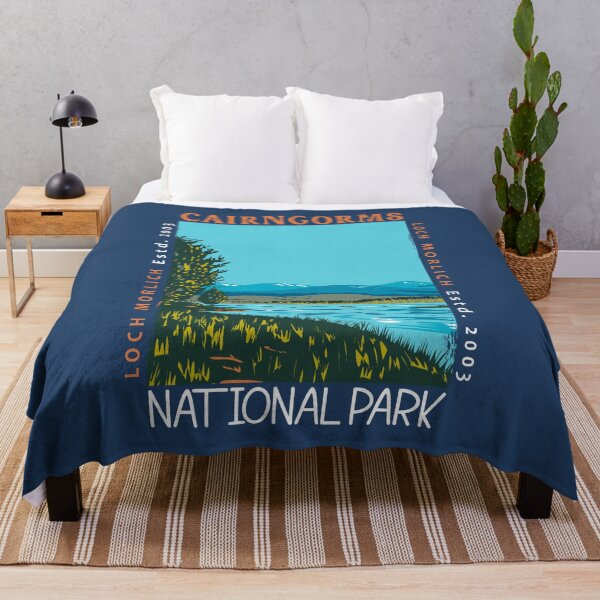 Item preview, Cairngorms National Park Scotland Loch Morlich Distressed designed and sold by KrisSidDesigns.