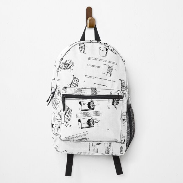 Item preview, vintage book pattern. improvised munitions. designed and sold by JJadx.