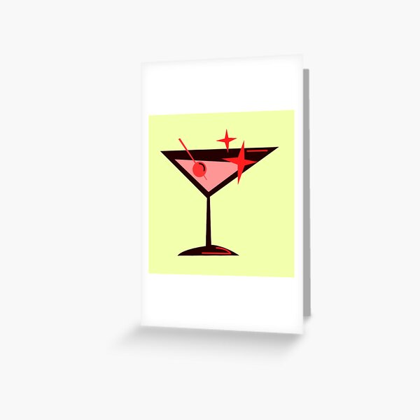 Espresso martini glass Postcard for Sale by morganbethdraws