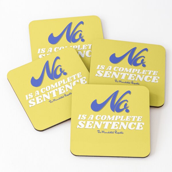 Item preview, No, is a Complete Sentence - Yellow designed and sold by TheReporter1.