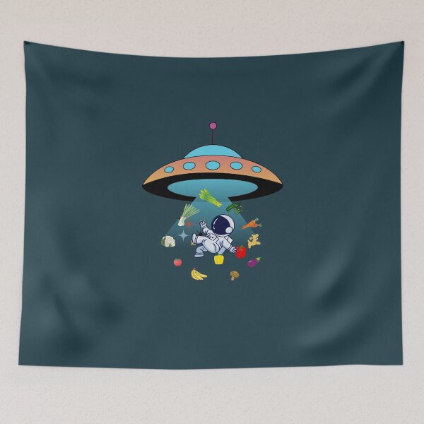 Item preview, UFO - Vegetables in Space designed and sold by Lauraloris.