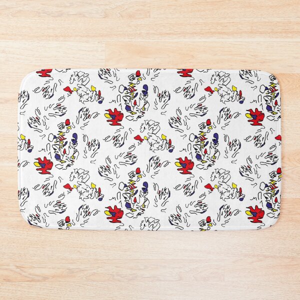 Item preview, archeo flower graphic design pattern designed and sold by junepillows.