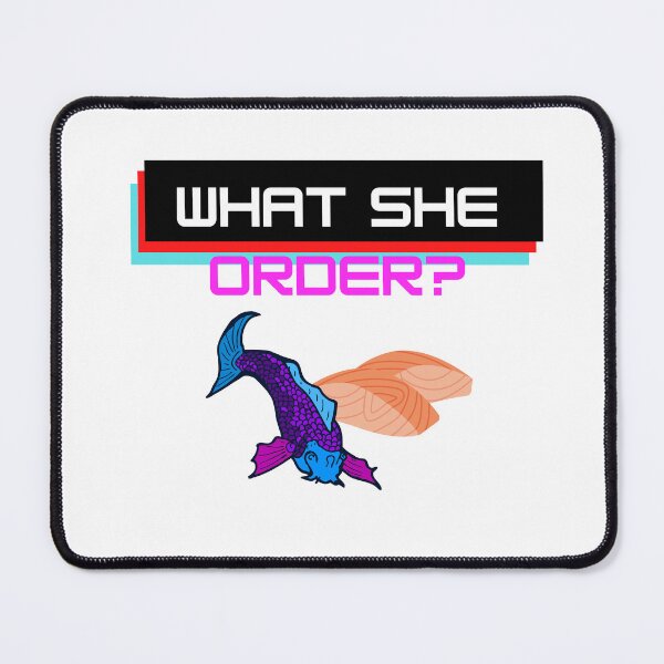Item preview, What She Order? Fish Fillet Art Meme Retro designed and sold by flying-flamingo.