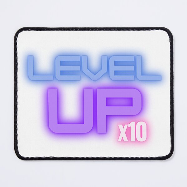 Item preview, Level Up x10 White designed and sold by flying-flamingo.