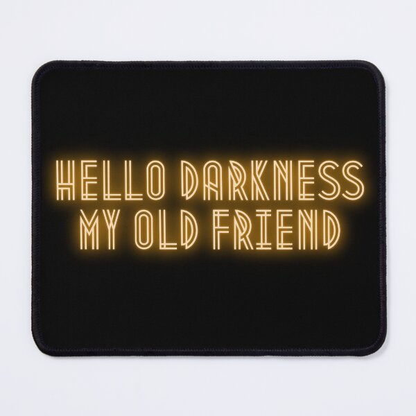 Item preview, Hello Darkness My Old Friend designed and sold by flying-flamingo.