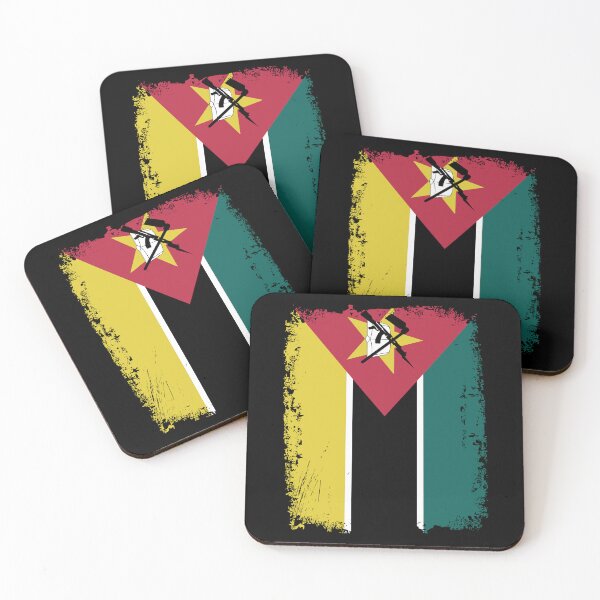 Item preview, Mozambique Flag Distressed designed and sold by rafaeltto.