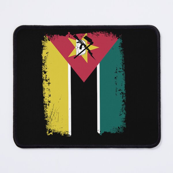 Item preview, Mozambique Flag Distressed designed and sold by rafaeltto.