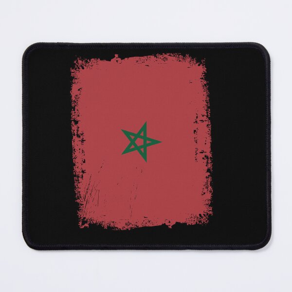 Item preview, Morocco Flag Distressed designed and sold by rafaeltto.