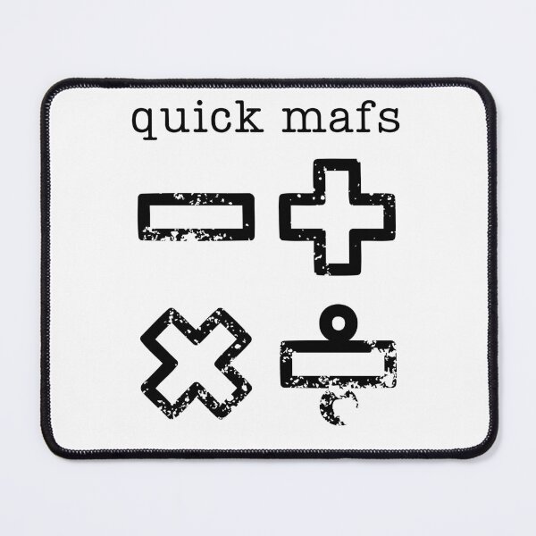 Item preview, Quick Mafs designed and sold by flying-flamingo.