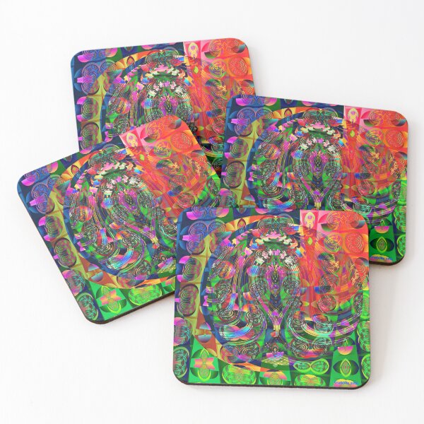 Item preview, Bright colorful random abstract patterns designed and sold by ffein.