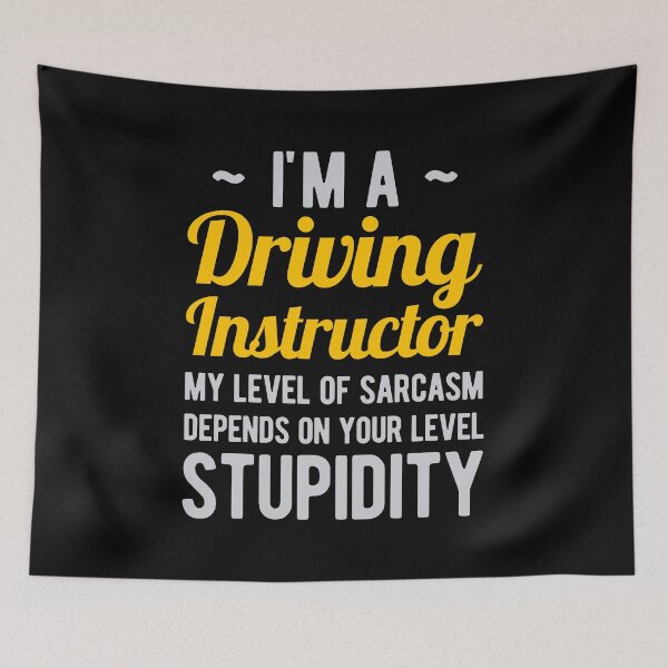 Item preview, Funny Driving Instructor designed and sold by artworkbyrihen.